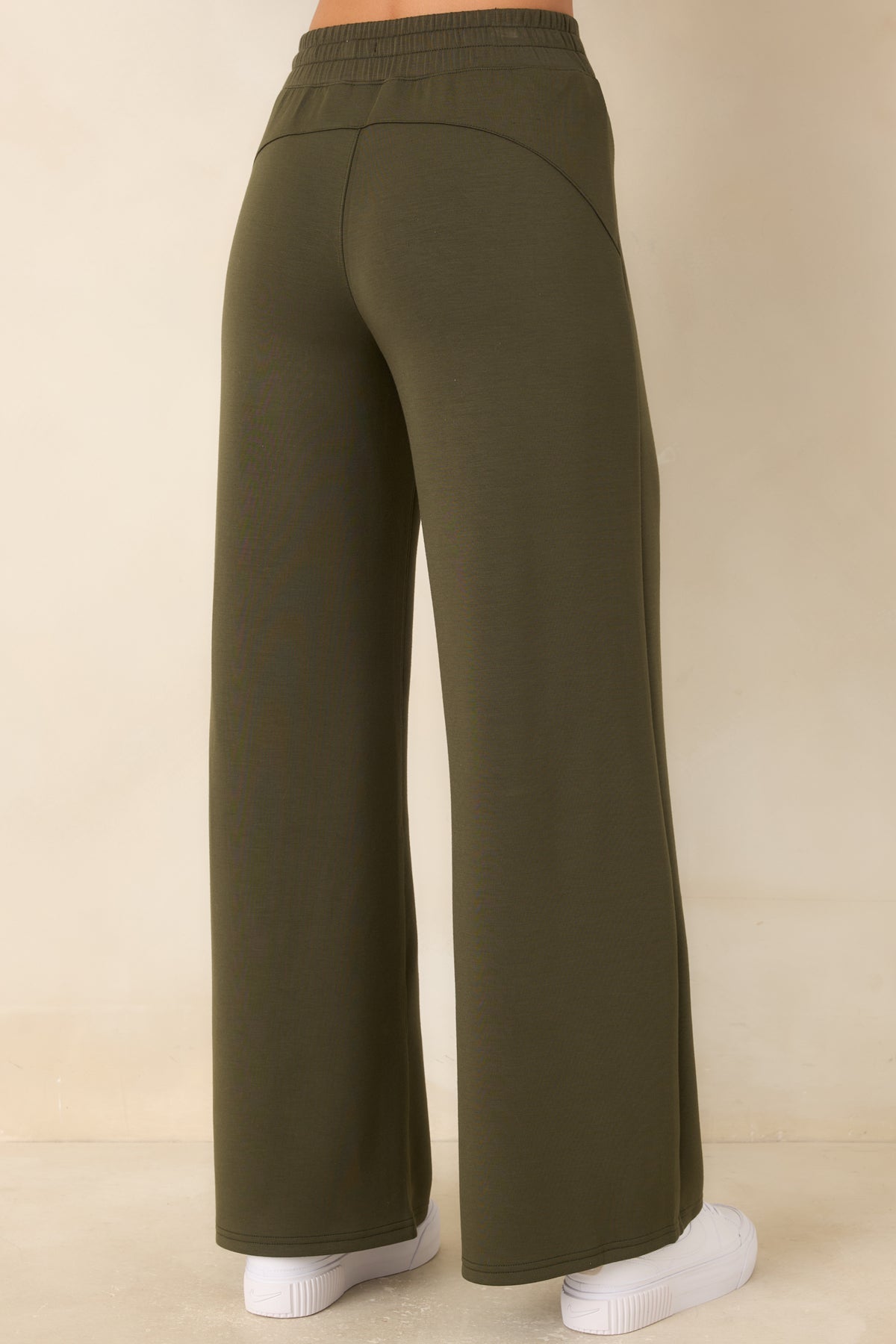 SPANX AirEssentials® Monstera Green Wide Leg Pant