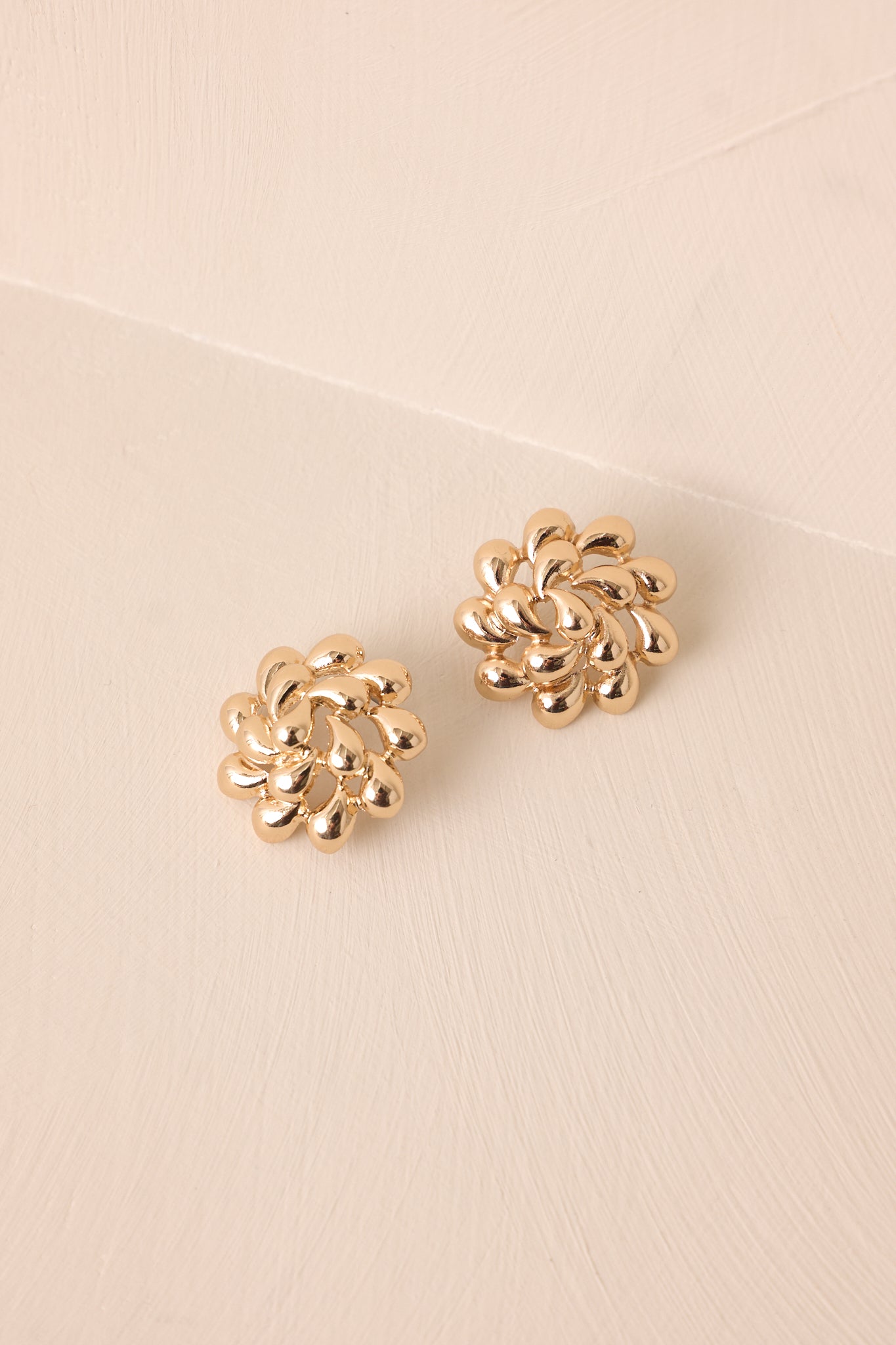 Willowbound Circlet Gold Spiral Earrings