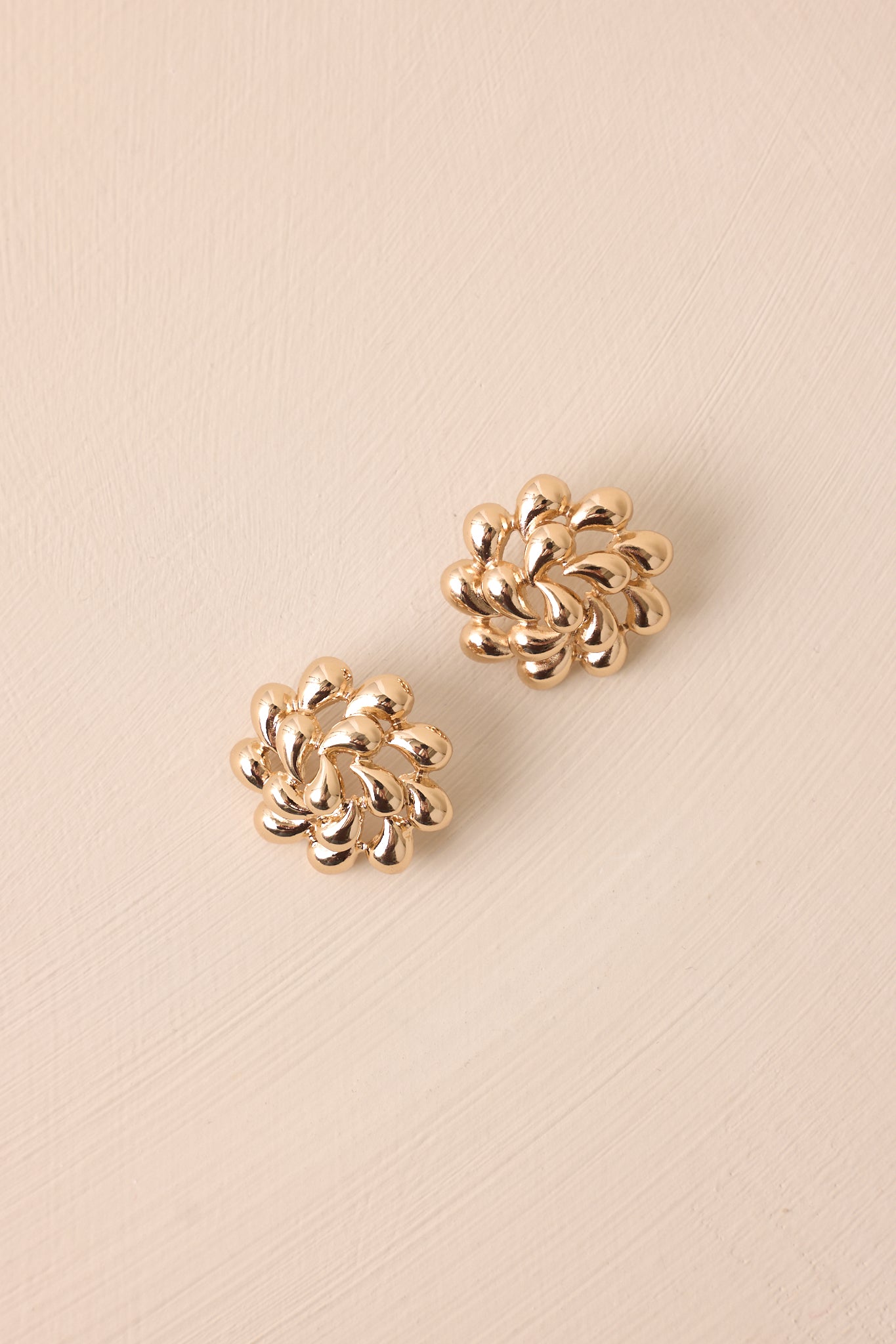 Willowbound Circlet Gold Spiral Earrings