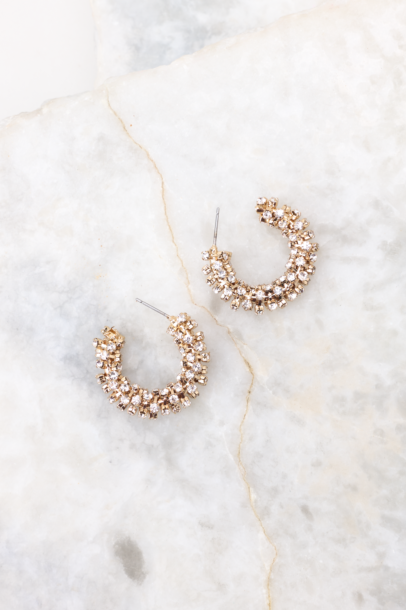Showstopping Gold Hoop Earrings - All Jewelry | Red Dress Showstopping Gold Hoop Earrings - All Jewelry | Red Dress