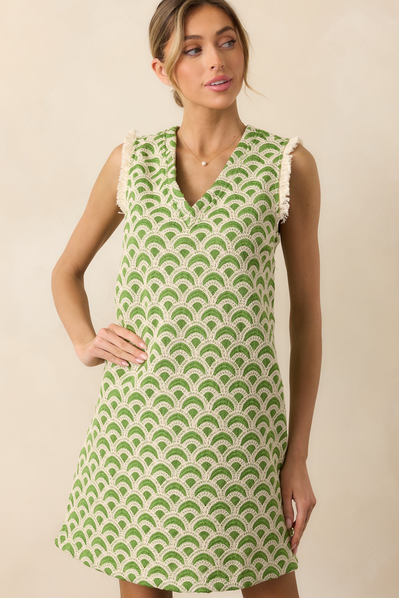 Light Green Embroidered Mini Dress - Shift Dresses | Red Dress Light Green Embroidered Mini Dress - Shift Dresses | Red Dress