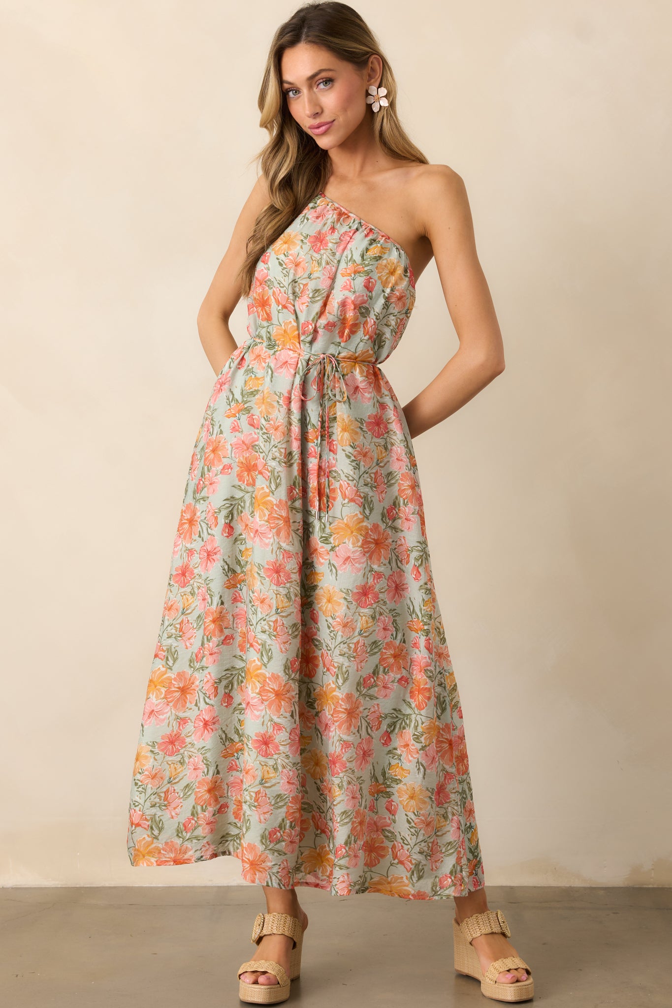MINKPINK Lorelei Coral Maxi Dress - All Dresses | Red Dress MINKPINK Lorelei Coral Maxi Dress - All Dresses | Red Dress