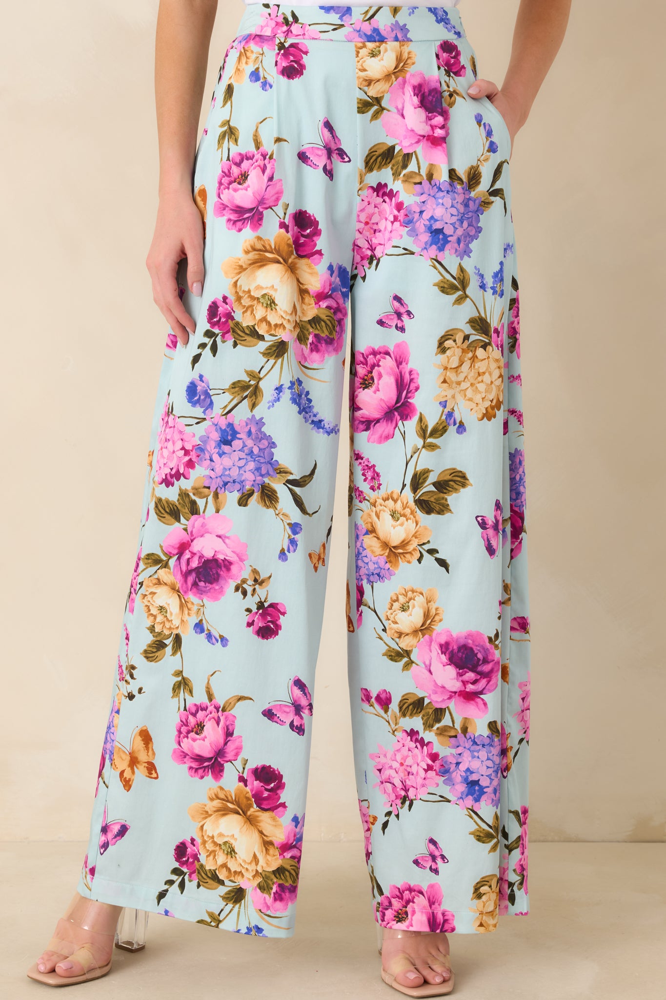 Midsection crop emphasizing the elasticized back for comfort and smooth fabric texture.