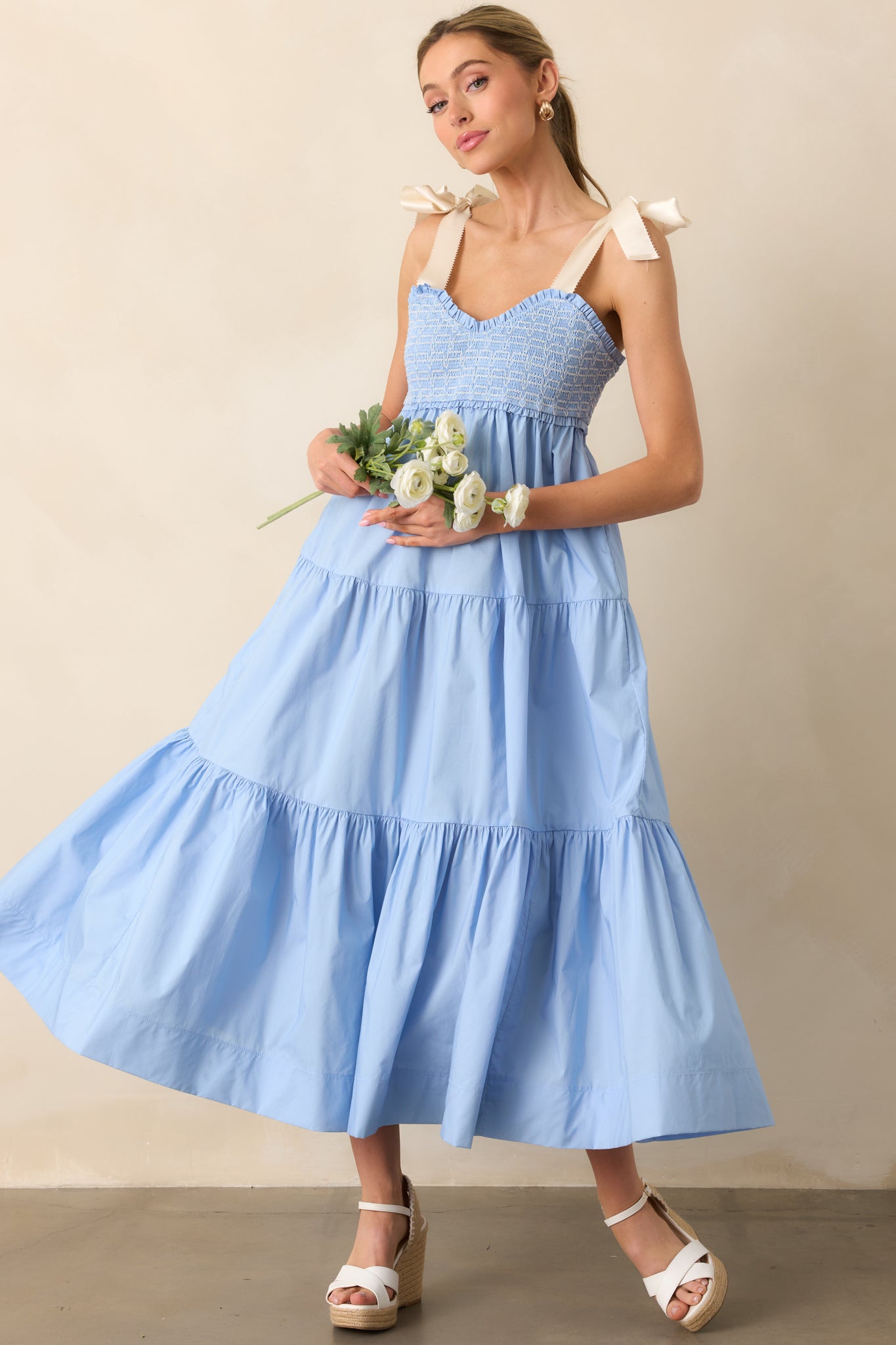 100% Cotton Light Blue Maxi Dress - All Dresses | Red Dress 100% Cotton Light Blue Maxi Dress - All Dresses | Red Dress