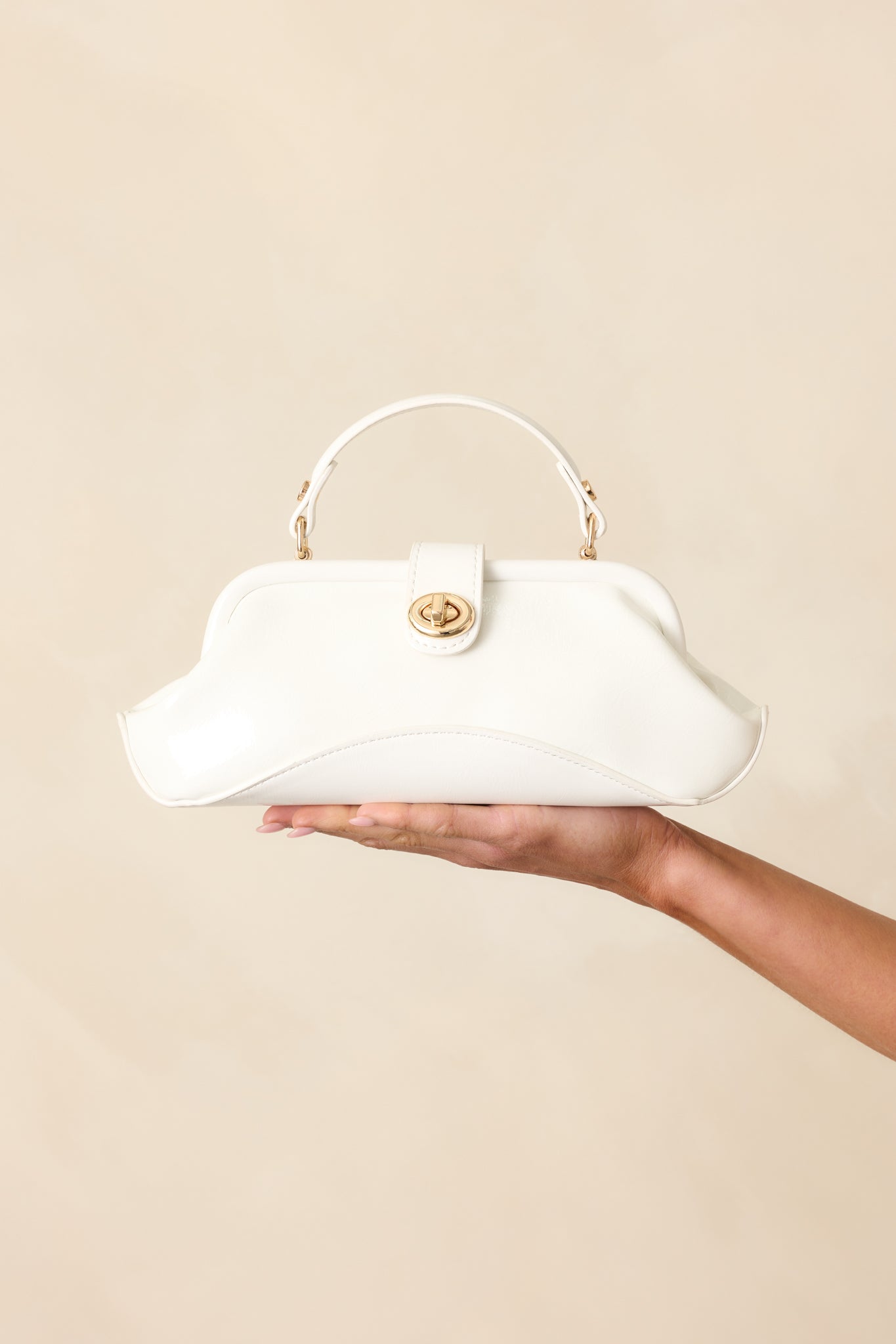 White Faux Leather Handbag - All Handbags | Red Dress White Faux Leather Handbag - All Handbags | Red Dress