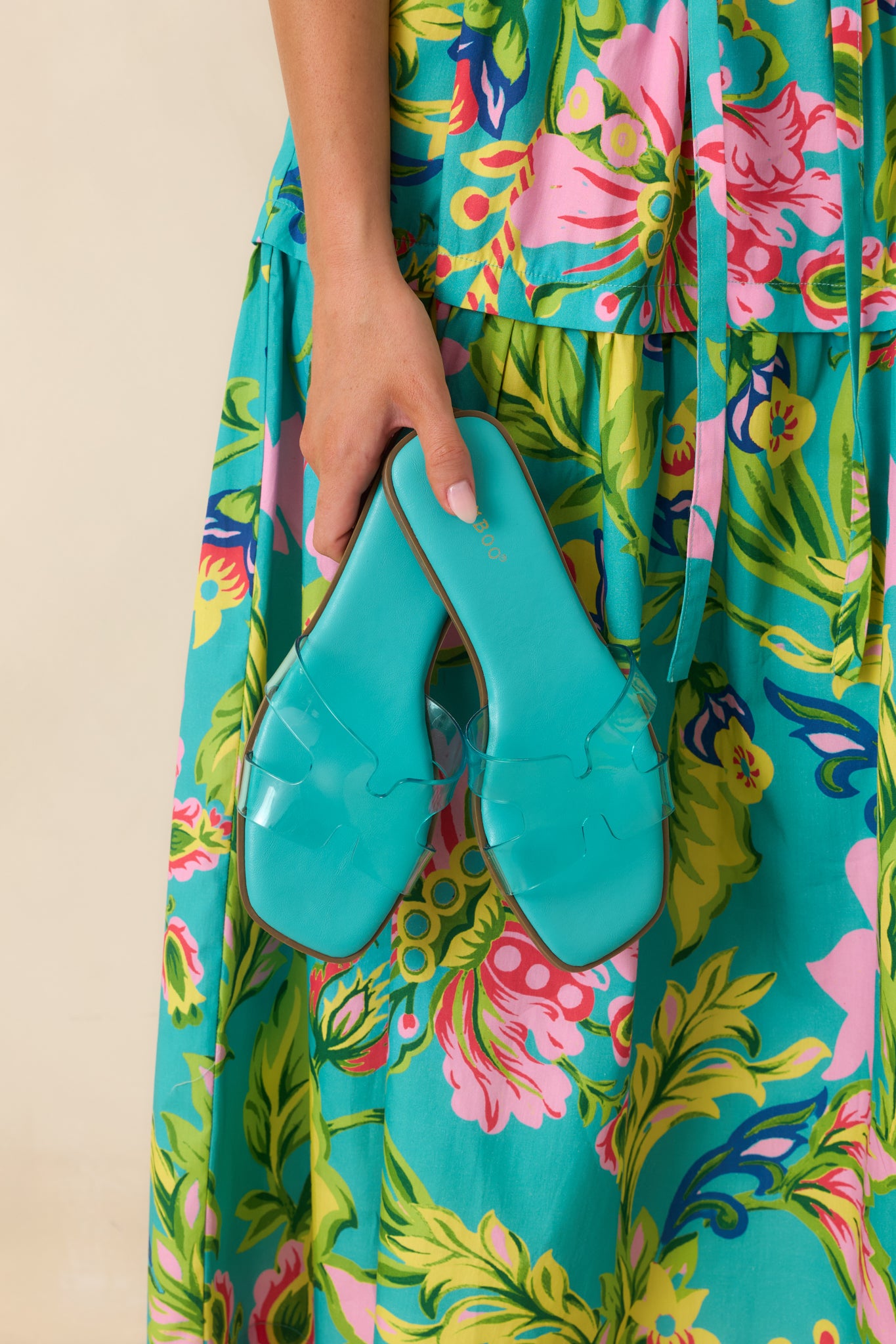 green dress sandals Town Bow Sandal in Green