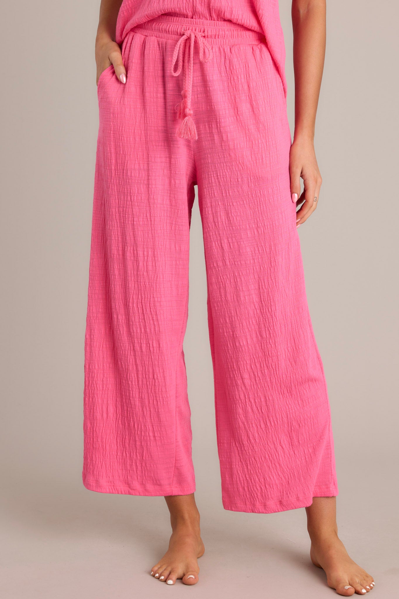 Z Supply Beach Days Pants In Fruit Punch Pink | Red Dress Z Supply Beach Days Pants In Fruit Punch Pink | Red Dress