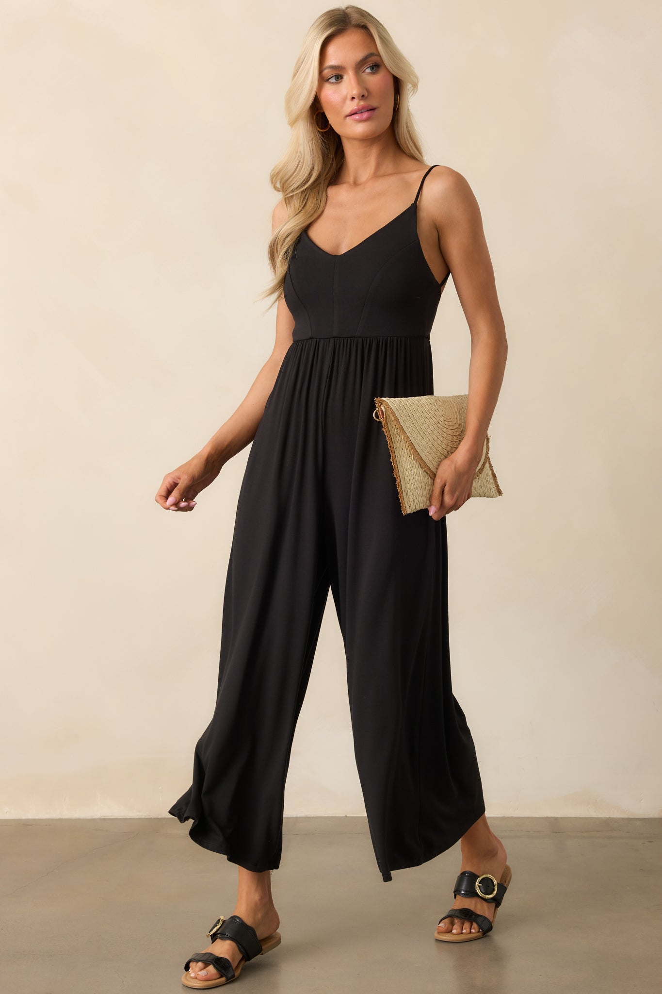 Z-Supply Roz Jumpsuit In Black | Red Dress Z-Supply Roz Jumpsuit In Black | Red Dress