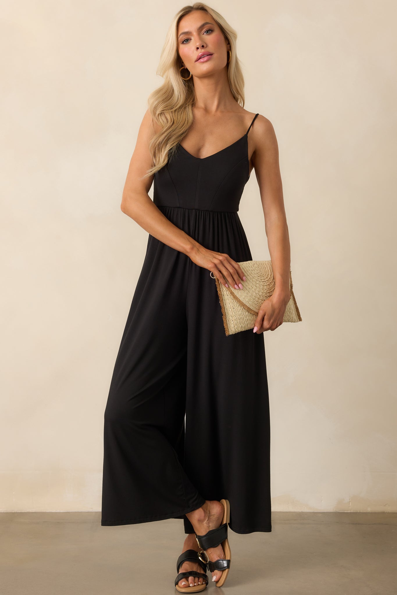 Z Supply Roz Black Jumpsuit