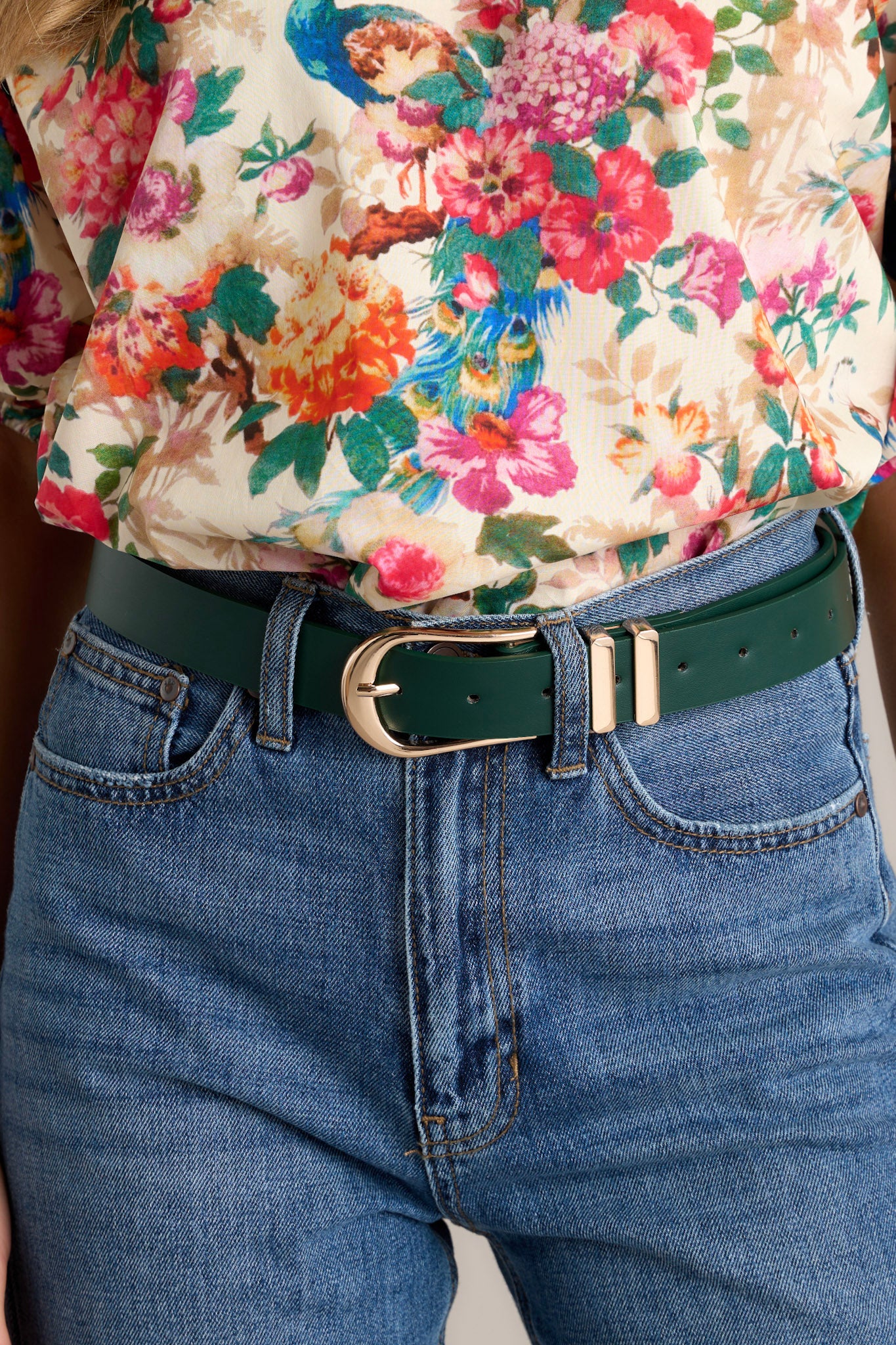 Hunter Green Faux Leather Belt - All Accessories | Red Dress Hunter Green Faux Leather Belt - All Accessories | Red Dress