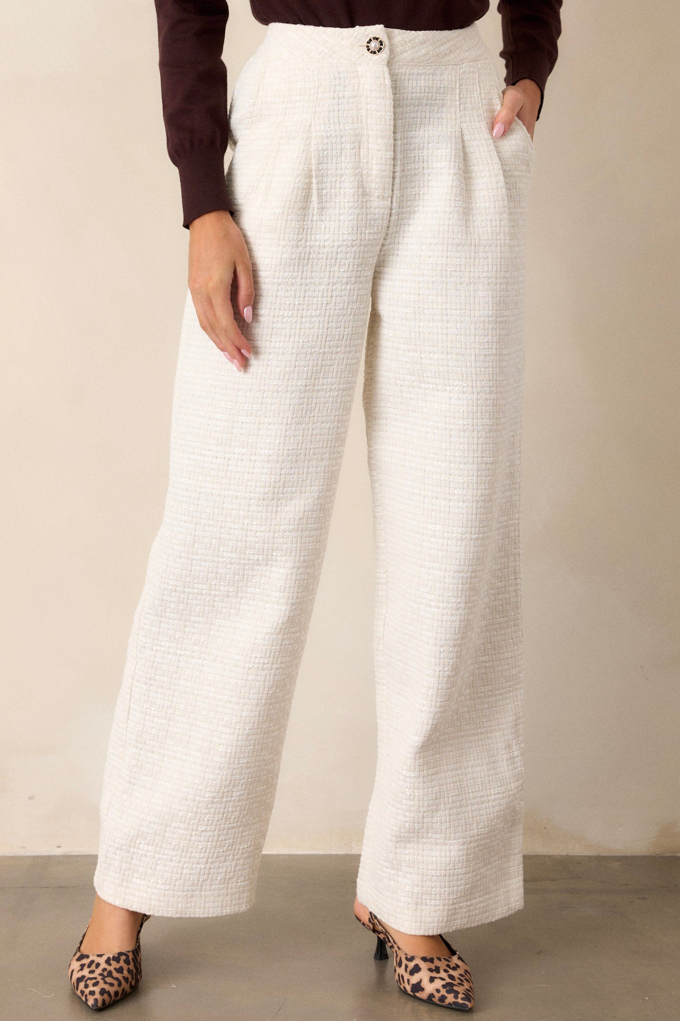 White Pants Ivory Dress Pants Ladies Coastal Comfort Cotton Ivory Pants White Pants Ivory Dress Pants Ladies Coastal Comfort Cotton Ivory Pants