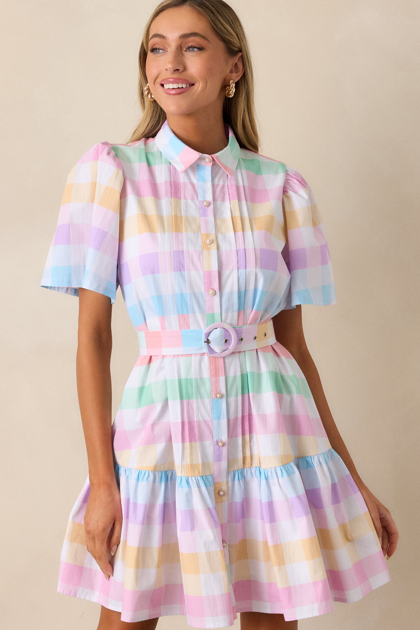 easter mini dress She & Sky Butterfly Sleeve Jacquard Mini Easter Dress Hometown Heritage Boutique