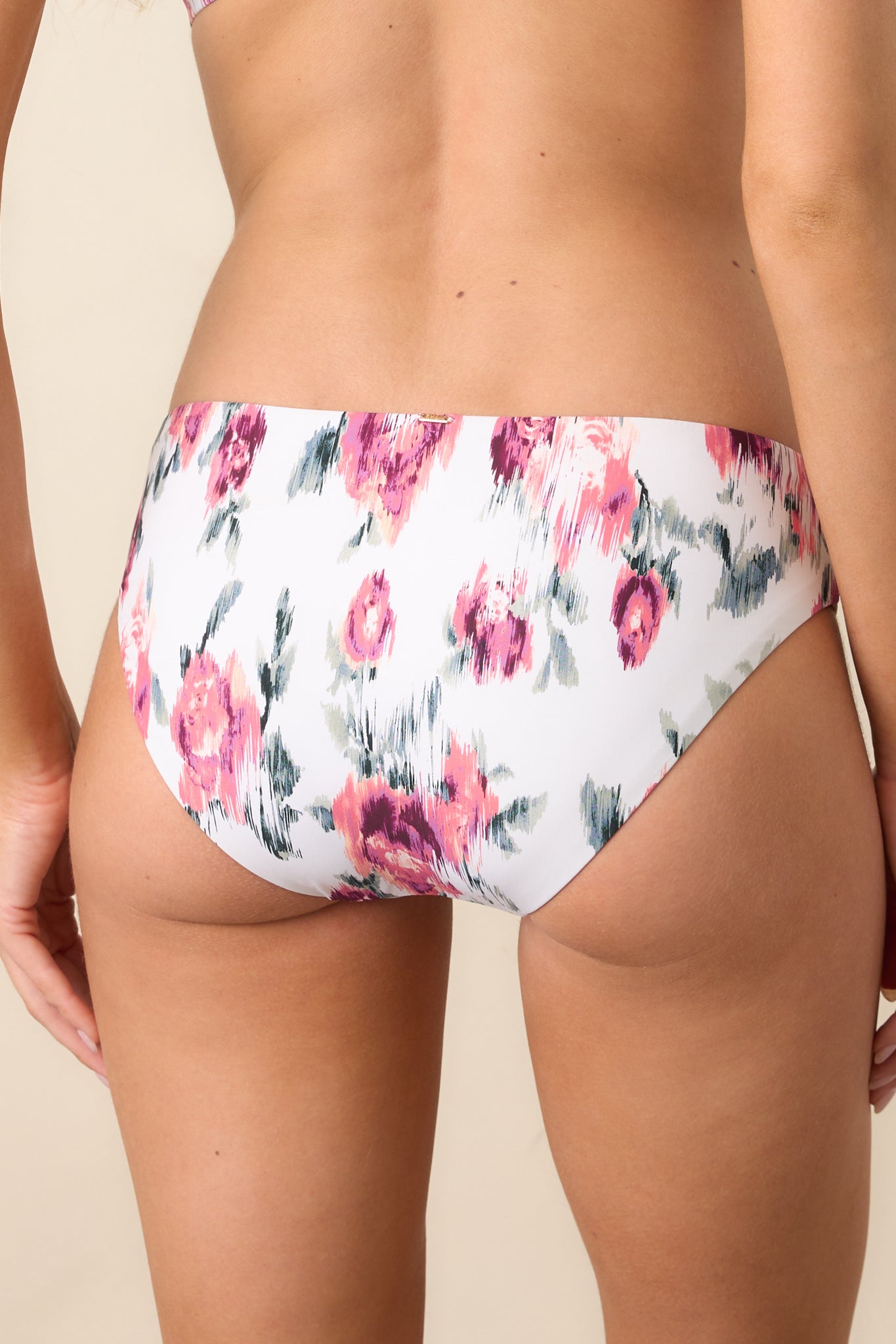 A full-coverage back view of the bikini bottoms, showcasing the fit and seamless design.