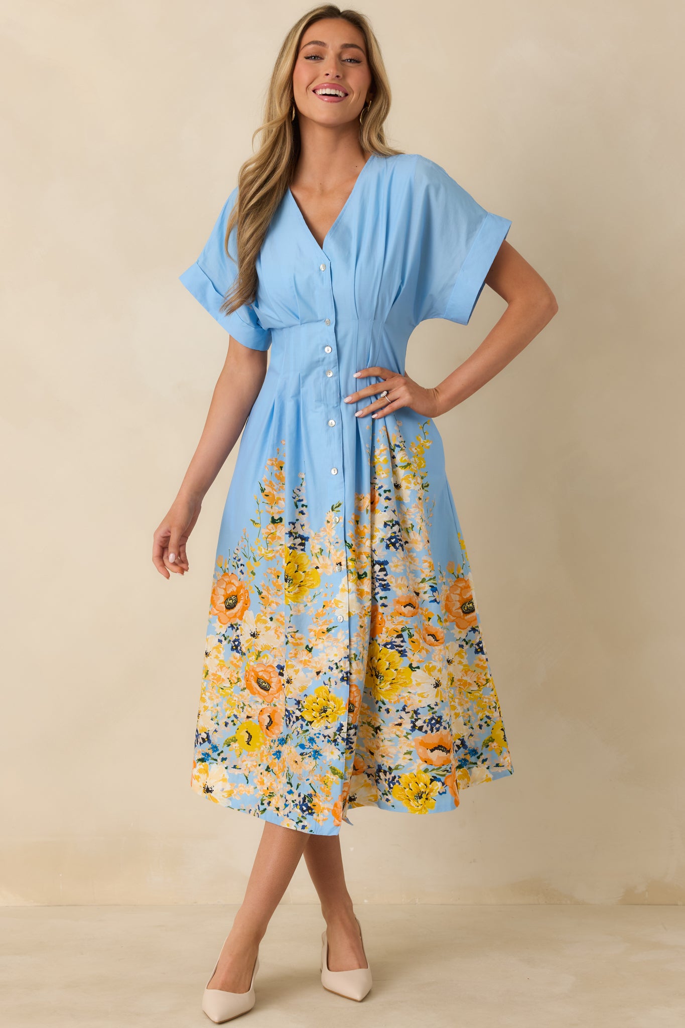 how much fabric for a midi dress Midi Dress Sewing Pattern 'Heather'