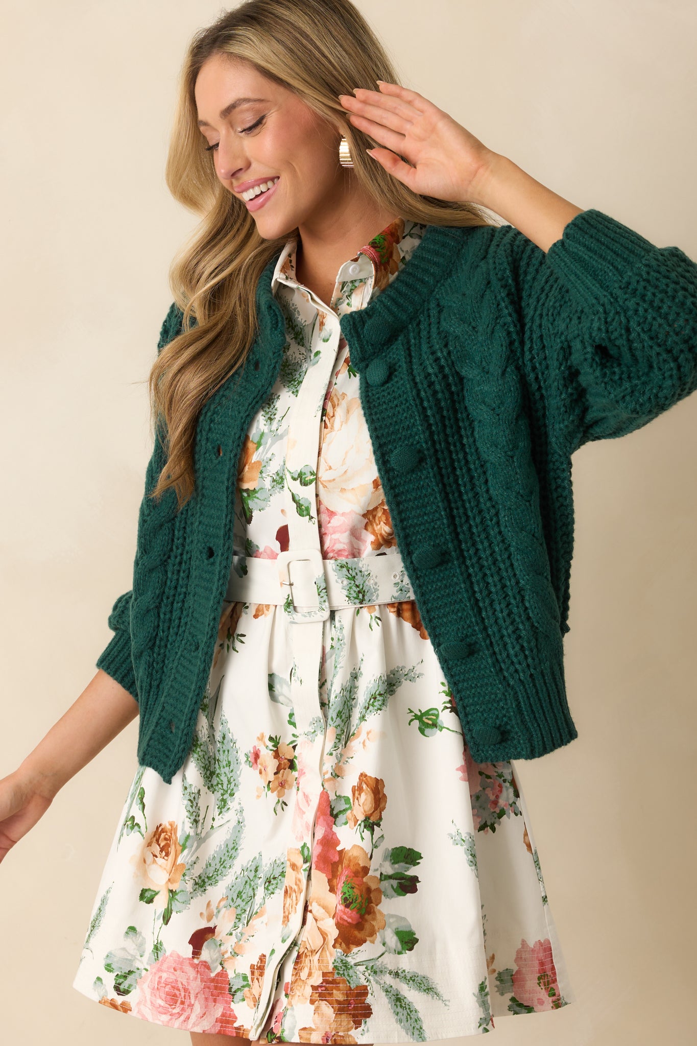 A cropped close-up of the optional pin buckle belt and waistband detail.