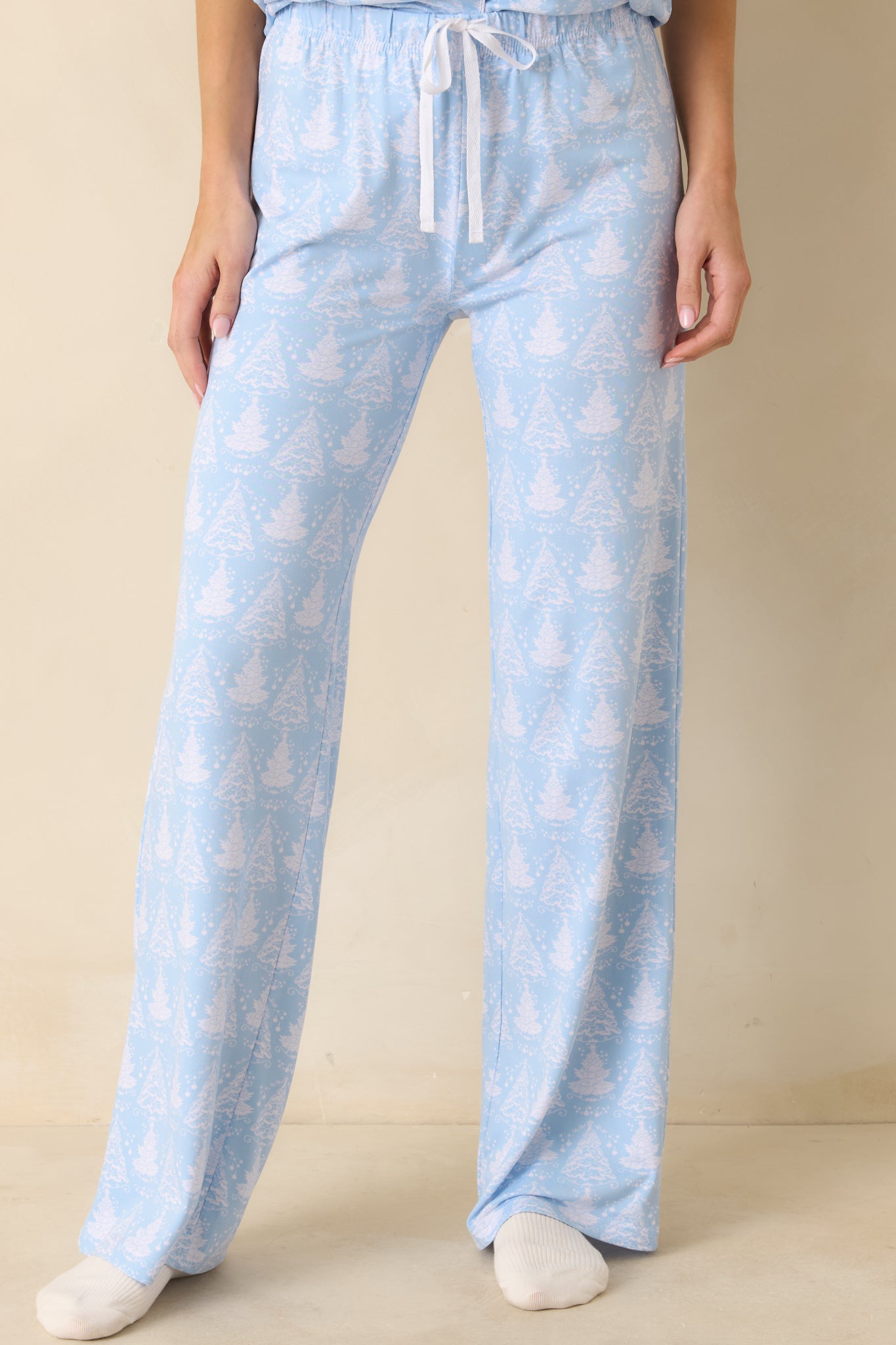 Women's Blue Christmas Ice Blue Christmas Tree Pajama Pants | Size: XL | Red Dress Women's Blue Christmas Ice Blue Christmas Tree Pajama Pants | Size: XL | Red Dress
