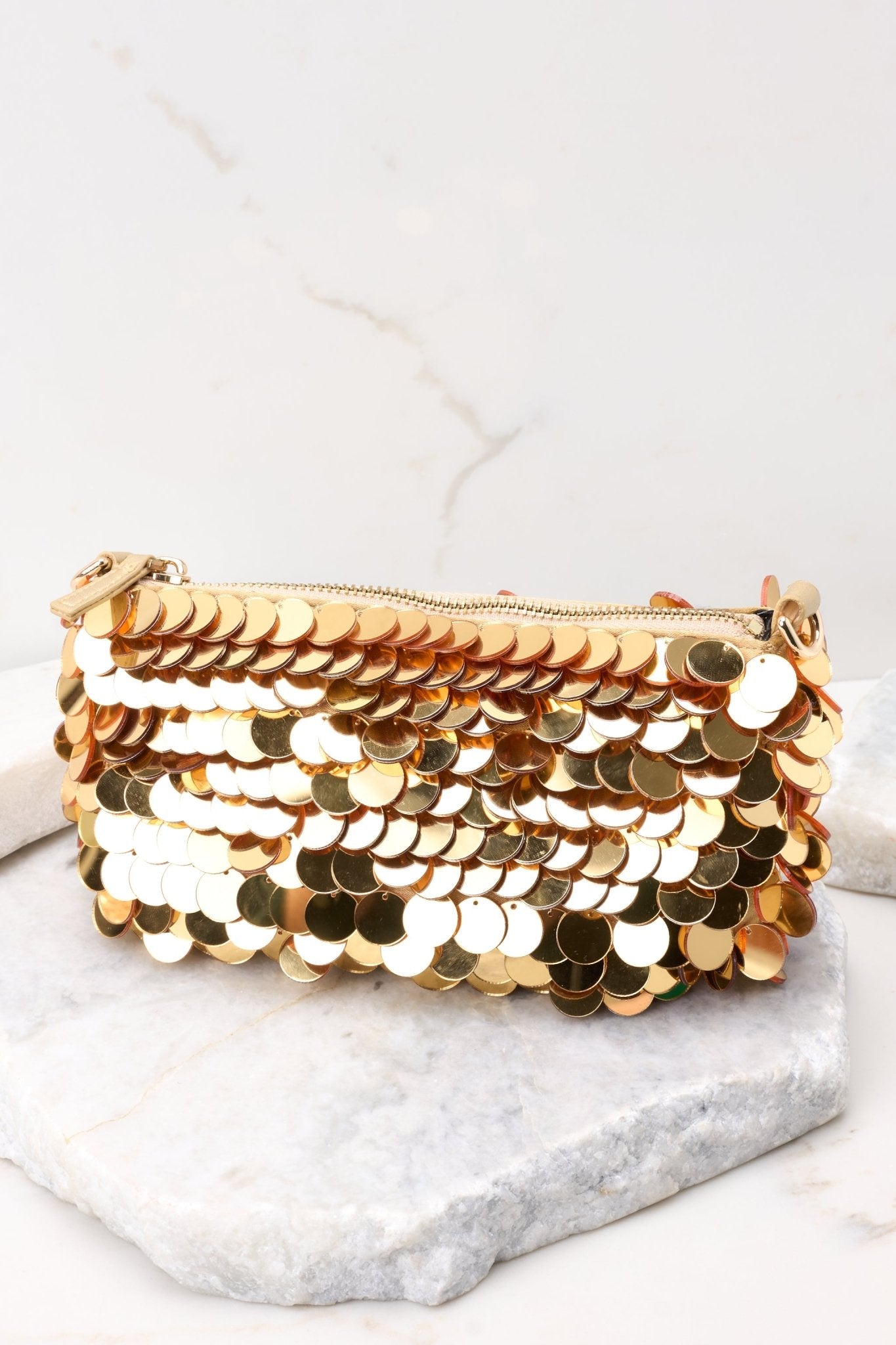 All Nostalgic Gold Bag - Red Dress