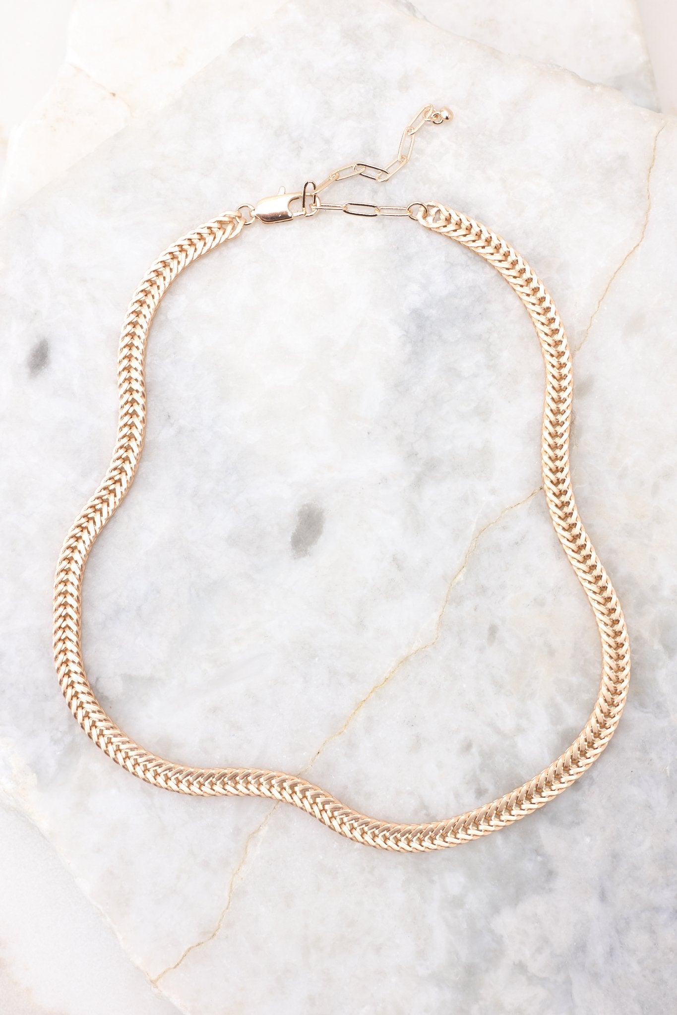 Pretty Gold Chain Necklace - Jewelry | Red Dress Pretty Gold Chain Necklace - Jewelry | Red Dress