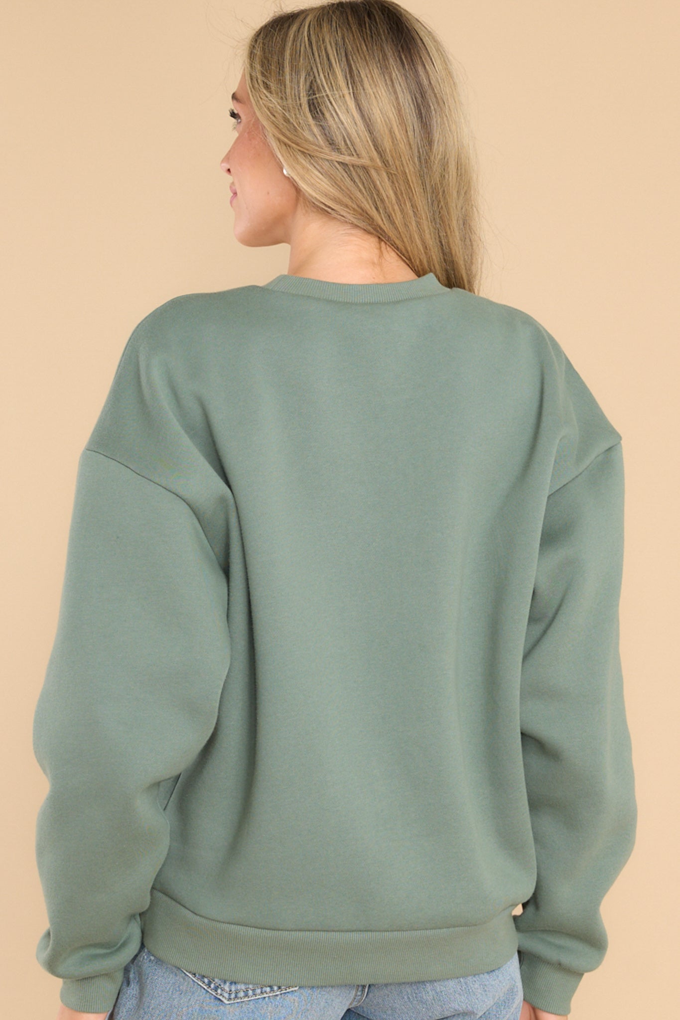 In Every City Sage London Sweatshirt - Red Dress