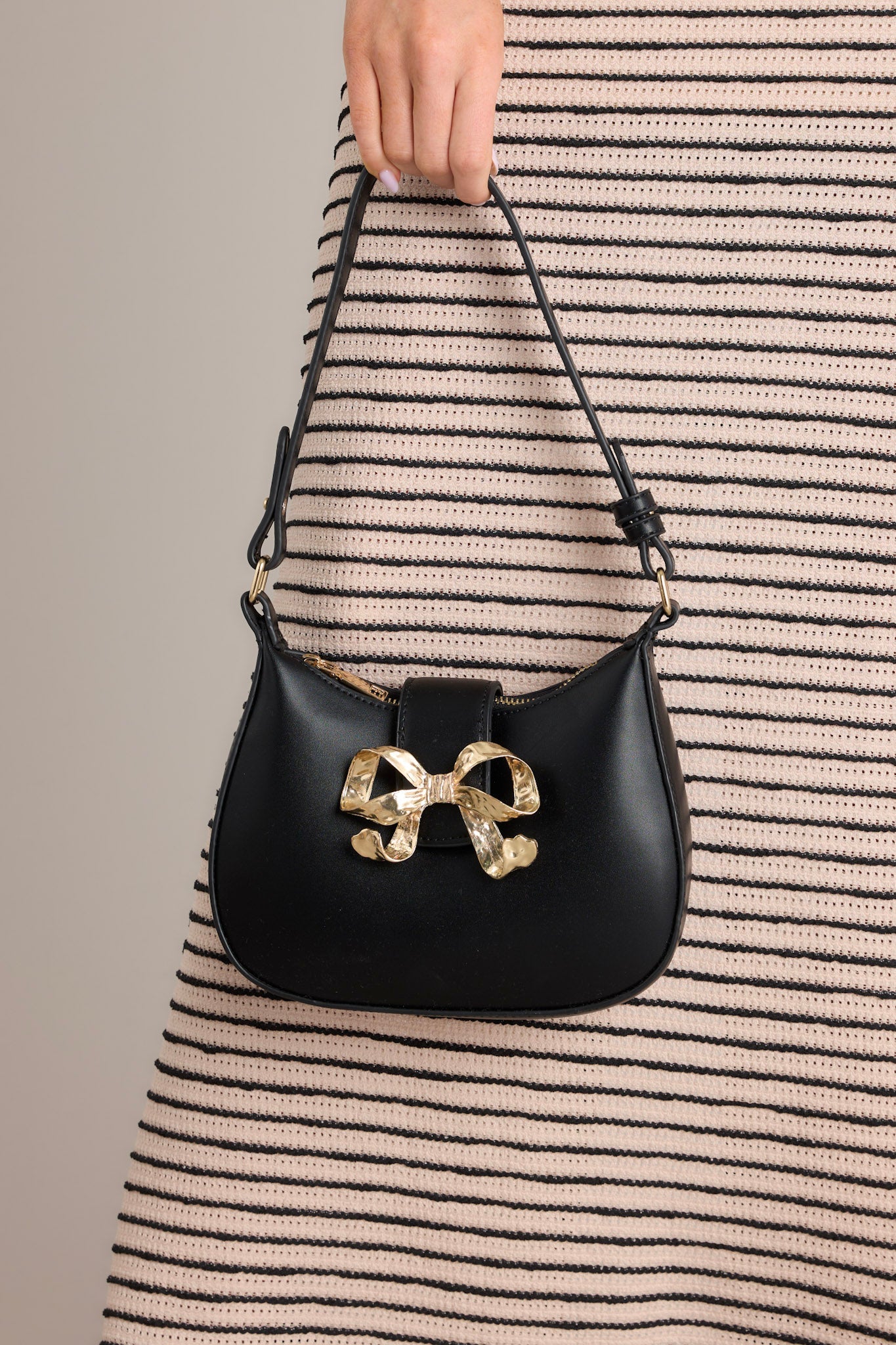 black dress handbags Black Color Block Leather Bucket Bag Handbags for Dress