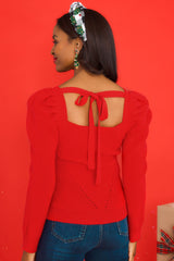 Our Beautiful Love Red Top - Red Dress
