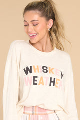 Chill Whiskey Natural Long Sleeve Tee