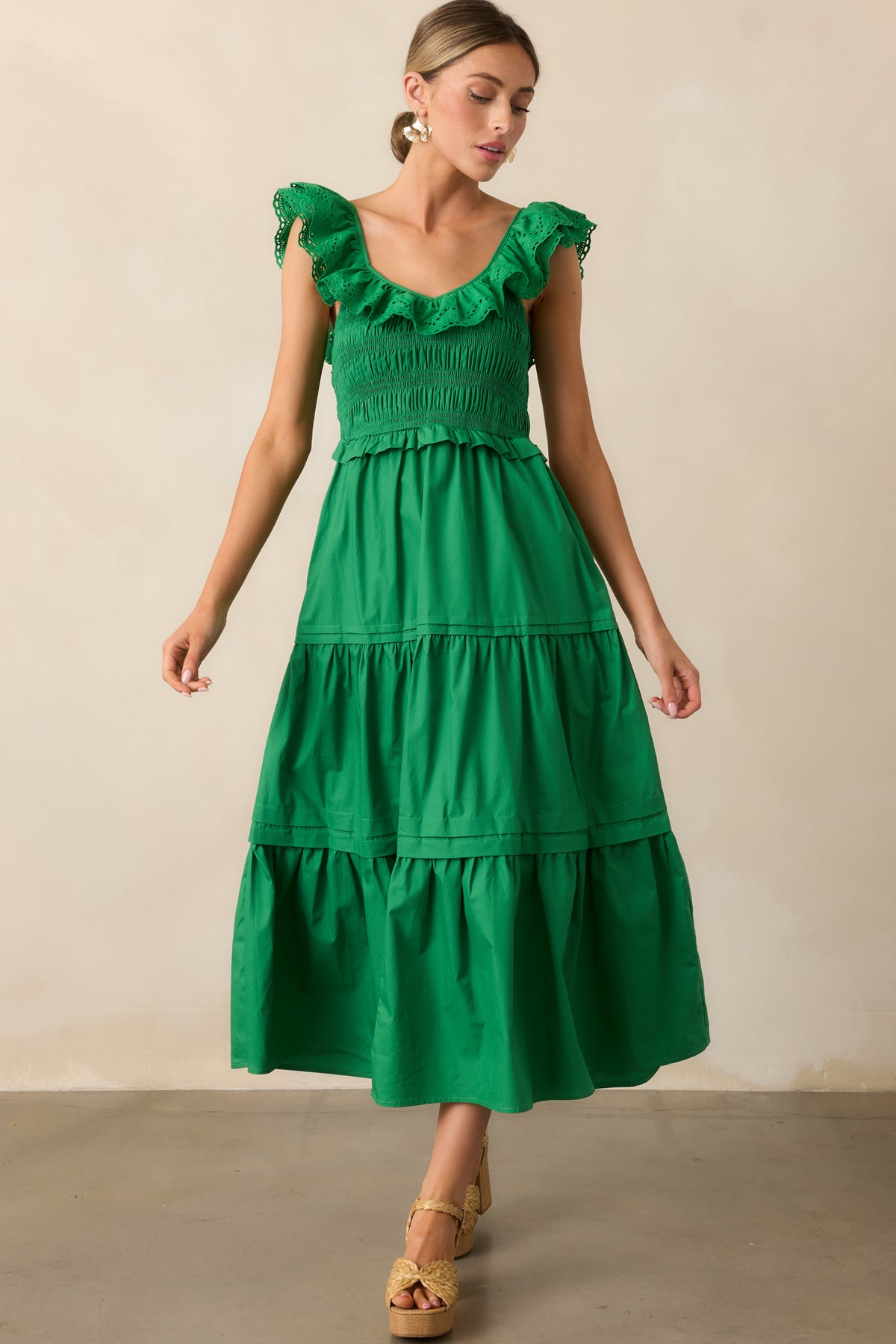 Green Maxy Dress main image 0