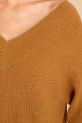 Together Again Caramel Sweater