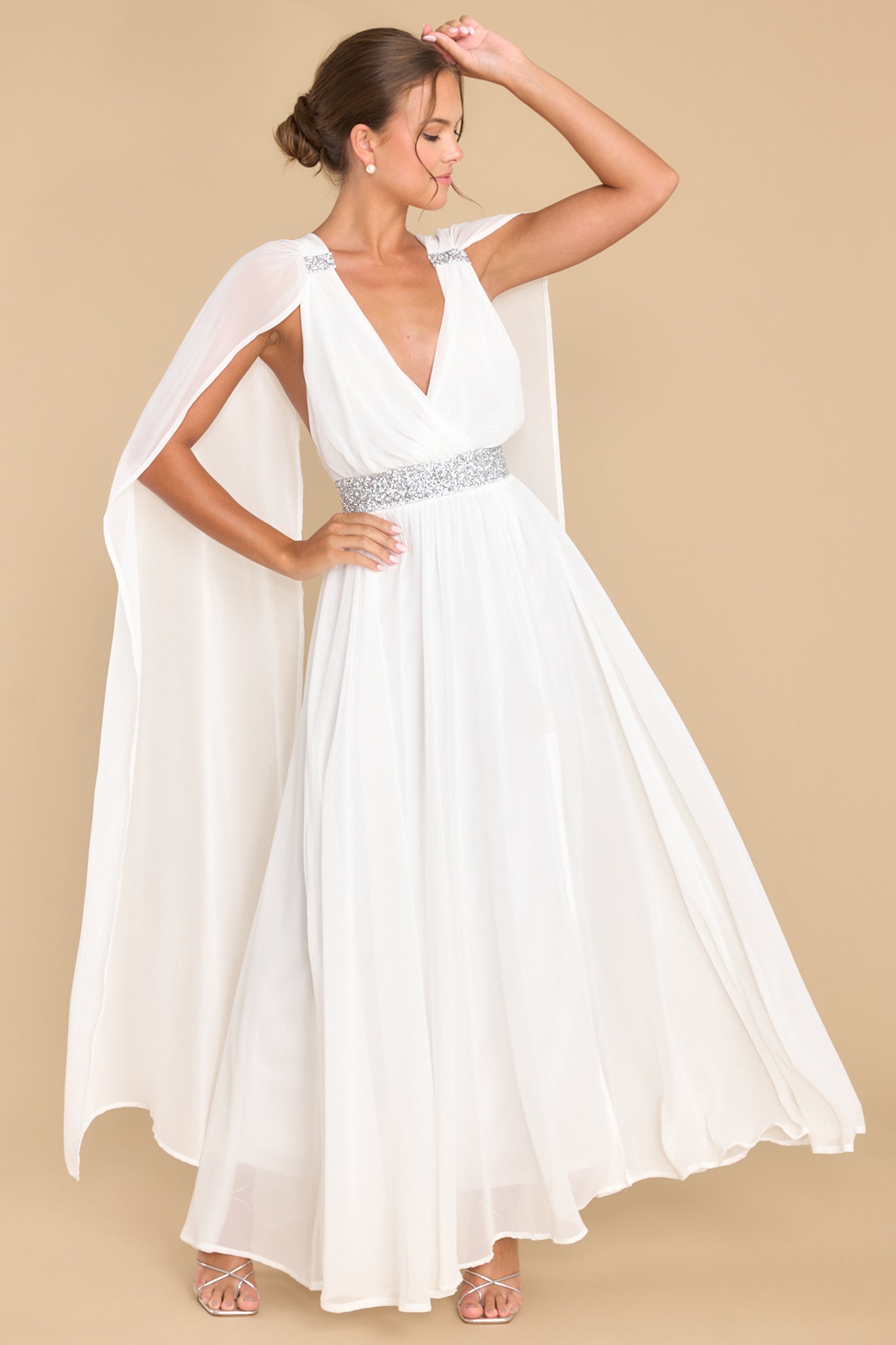 4 Everyone's Desire White Maxi Dress at reddress.com