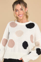 5 Living Out Loud Ivory Sweater at reddress.com