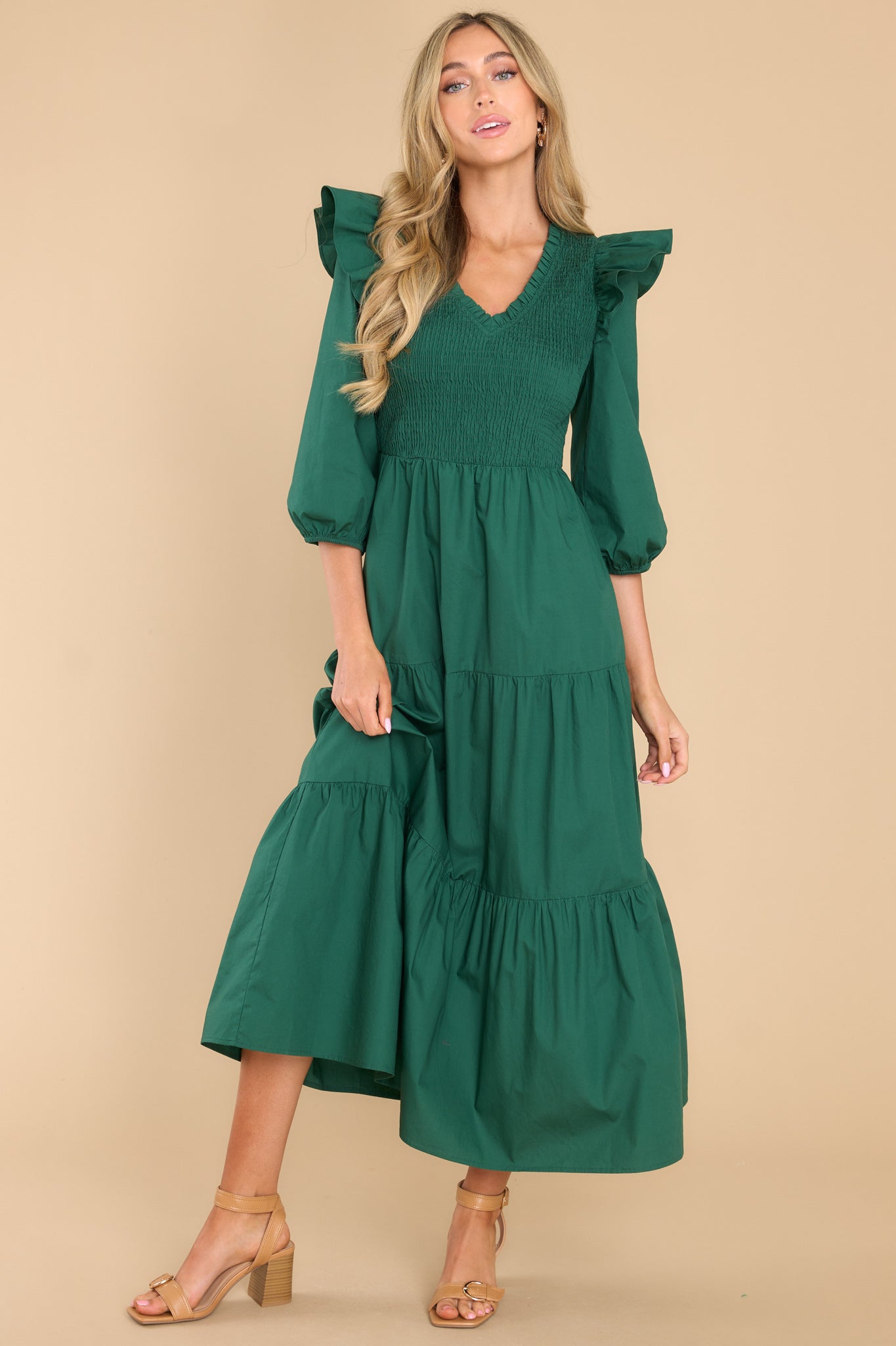 5 If You Know You Know Green Maxi Dress at reddress.com
