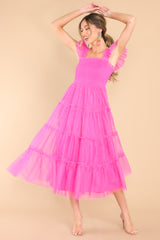 1 With You Forever Pink Midi Dress at reddress.com