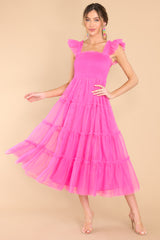 3 With You Forever Pink Midi Dress at reddress.com