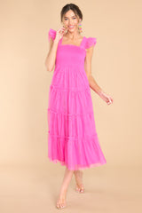 5 With You Forever Pink Midi Dress at reddress.com