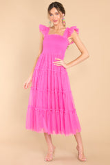 8 With You Forever Pink Midi Dress at reddress.com