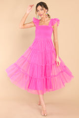 10 With You Forever Pink Midi Dress at reddress.com