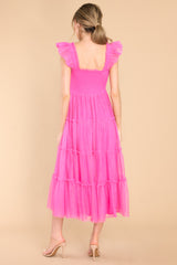 11 With You Forever Pink Midi Dress at reddress.com