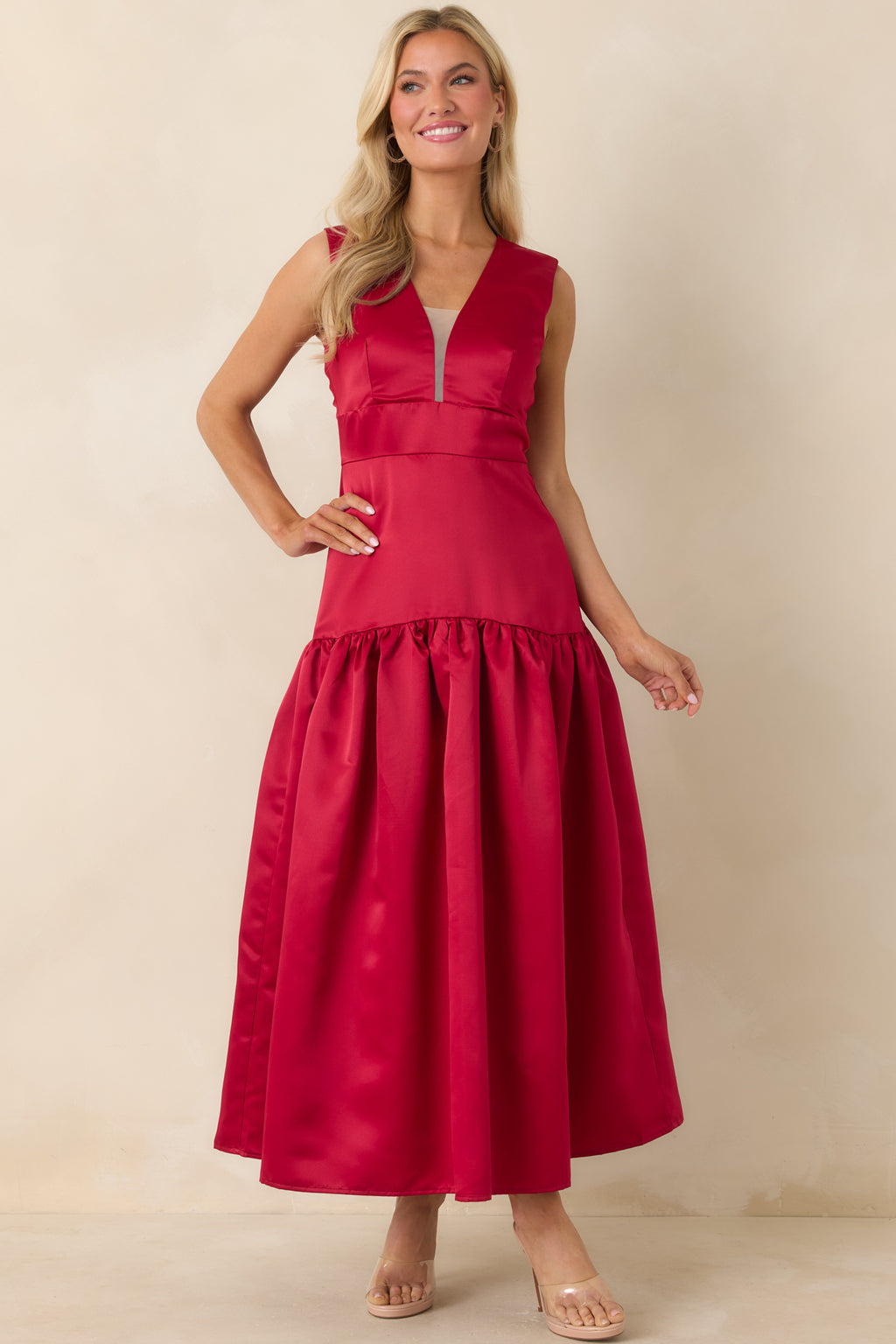 red drop waist prom dress Sherri Hill 55206 Dress | Sherri Hill Dresses
