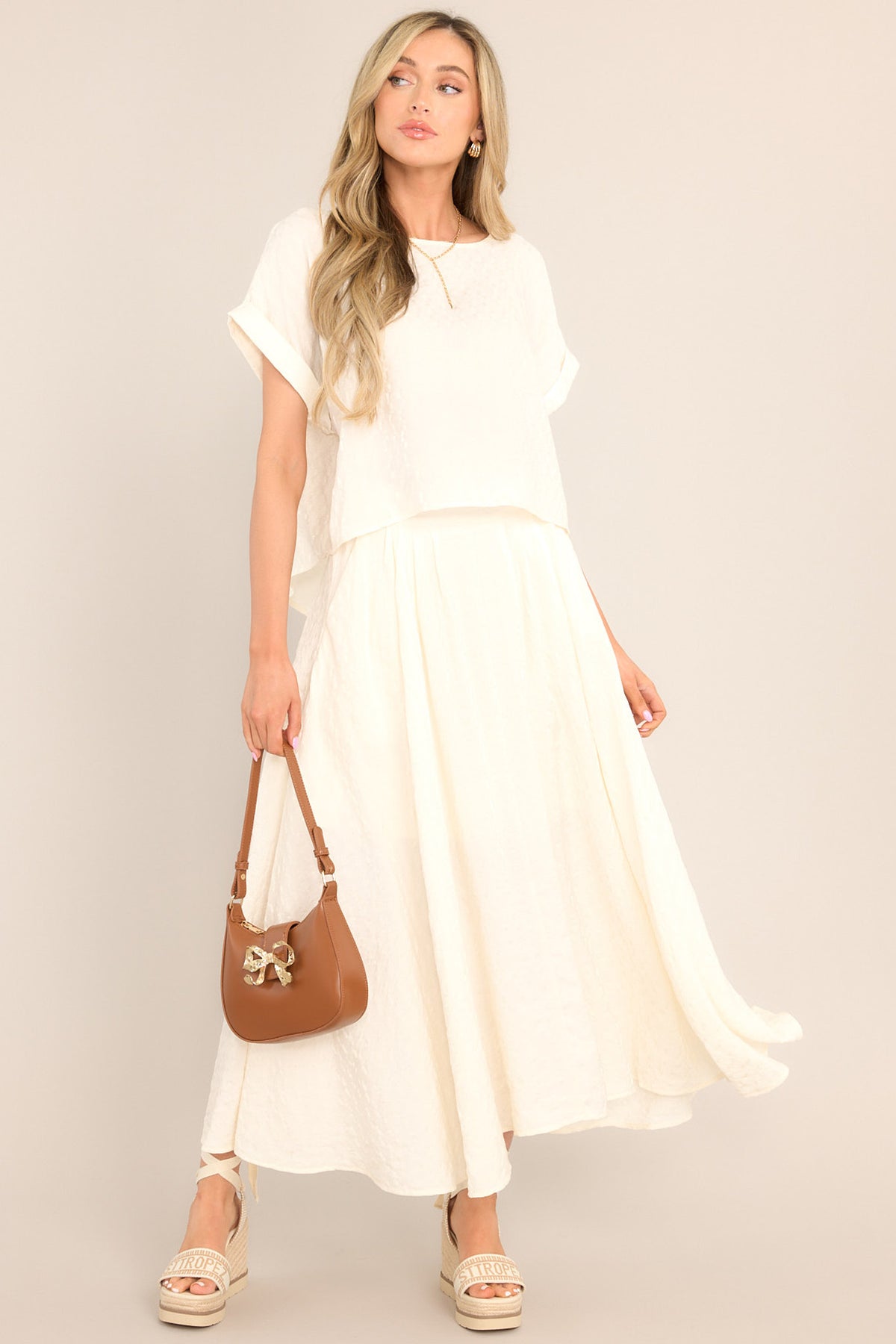 Loretta Maxi Skirt - Ivory