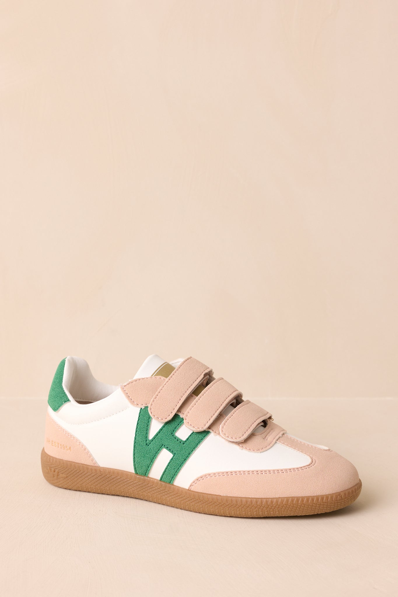 Vintage Havana Pace 5 Green Multi Three Strap Low Top Sneakers