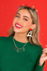2 Merry & Bright Gold Earrings at reddress.com