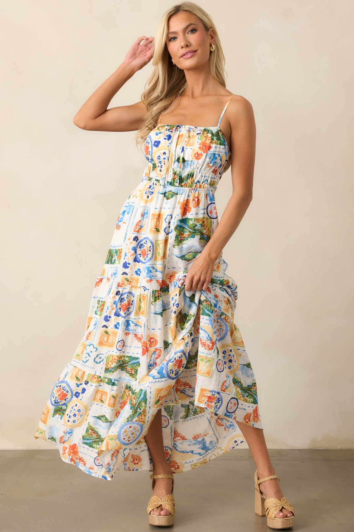 Water Color Print Maxi main image 0