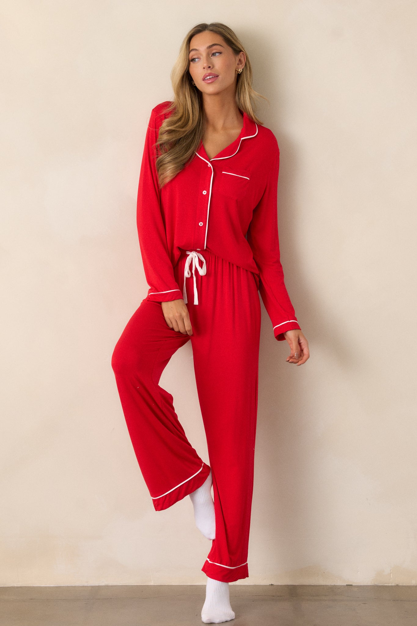 Red Pajama Pants - All Pajamas | Red Dress