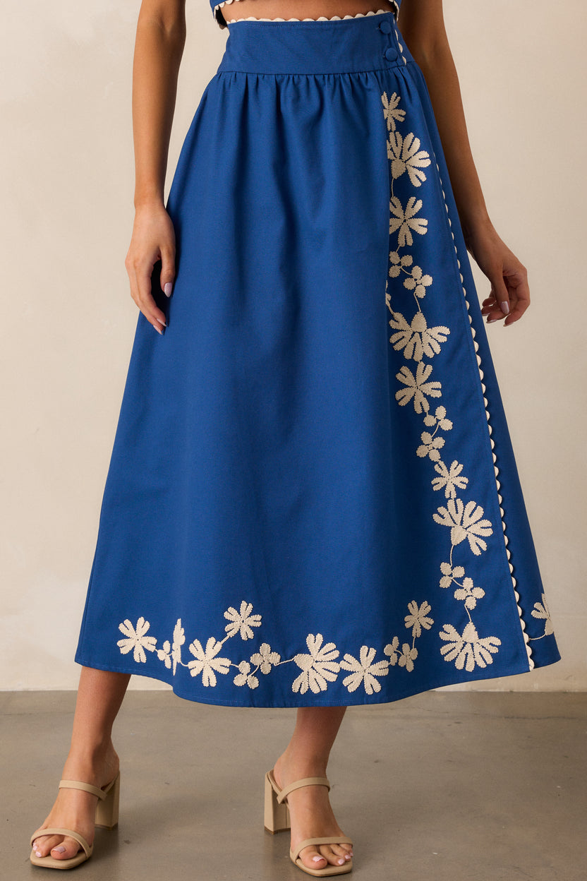 Charming Skirt Print Blue main image 1