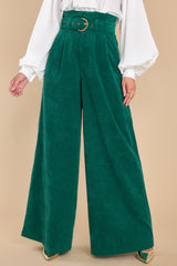 Keeping It Classy Emerald Corduroy Pants