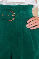 Keeping It Classy Emerald Corduroy Pants