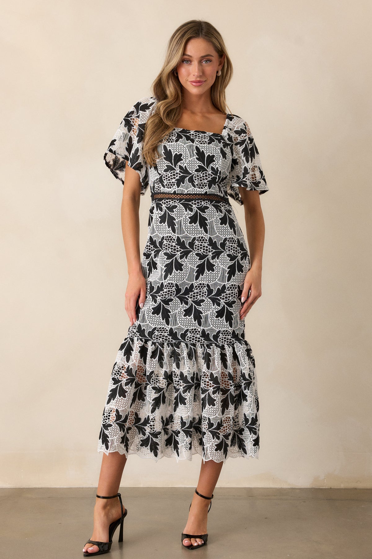 Noir et Blanc Dress