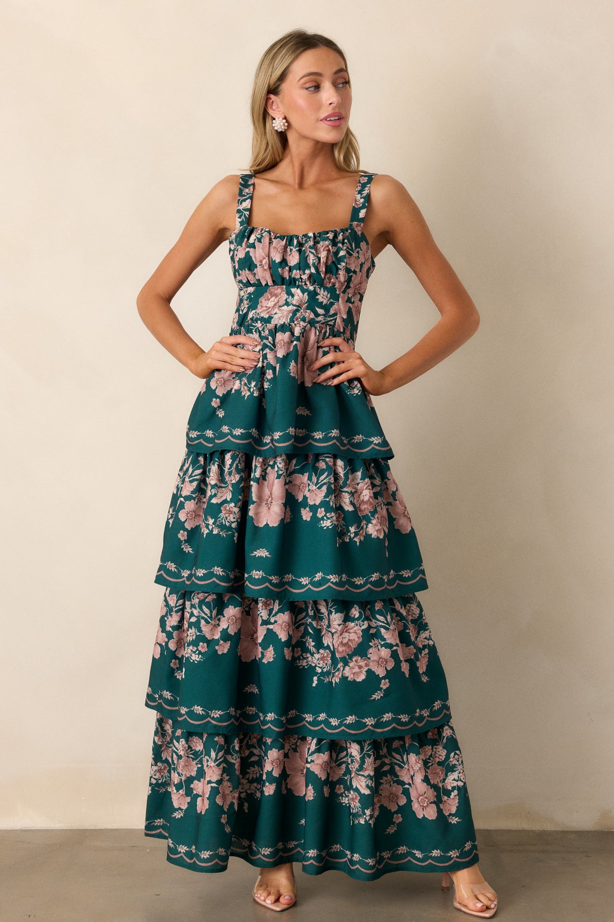 Attica Maxi Dress - Forest Green