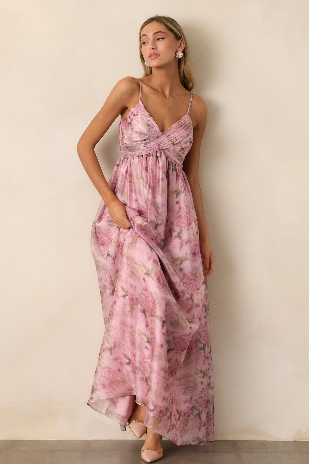 Pink Floral Maxi Dress - All Dresses | Red Dress Pink Floral Maxi Dress - All Dresses | Red Dress