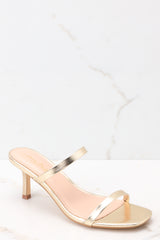 4 My Only Hope Gold Heels at reddress.com
